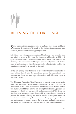 defining the challenge - United States Holocaust Memorial Museum