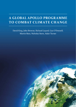 a global apollo programme to combat climate change