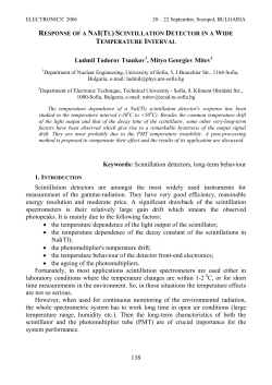 RESPONSE OF A NAI (TL) SCINTILLATION DETECTOR IN A WIDE