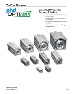 Series OCQ Pneumatic Compact Cylinders