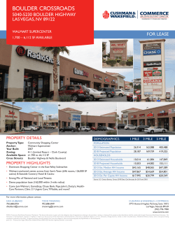 boulder crossroads - Commerce Real Estate Solutions