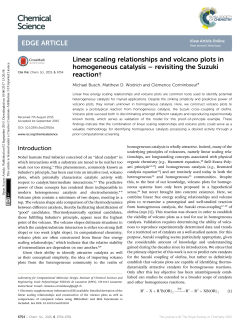 Linear scaling relationships and volcano plots in