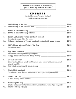 entrees - Bristol - Bristol Adult Resource Center