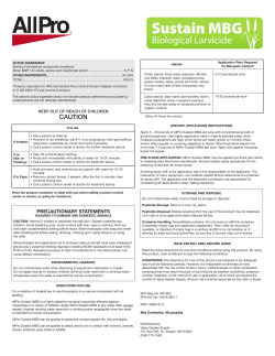Label - Florida Keys Mosquito Control District