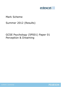 Mark Scheme - Edexcel