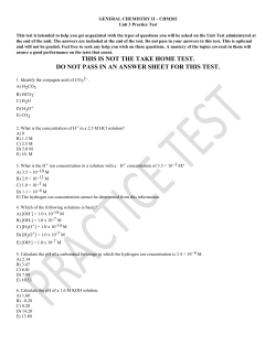 Unit 3 Practice Test