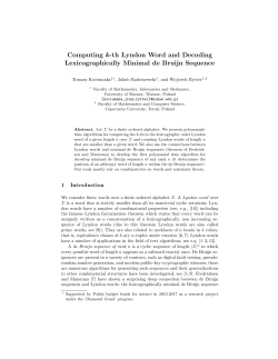 Computing k-th Lyndon Word and Decoding