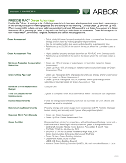 FREDDIE MAC® Green Advantage