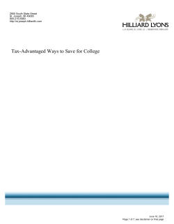 Tax-Advantaged Ways to Save for College