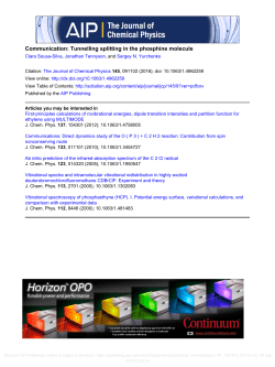 Communication: Tunnelling splitting in the phosphine molecule