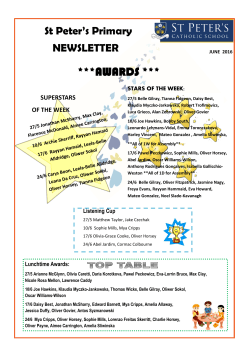 Primary Newsletter June 2016