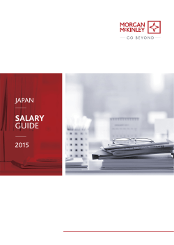 Japan Salary Guide 2015