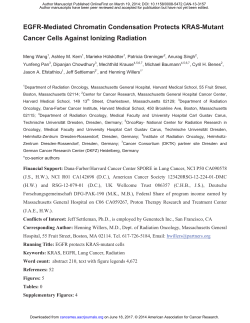 EGFR-Mediated Chromatin Condensation