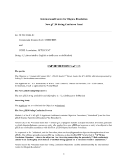 50 266 13 approved determination - New gTLD