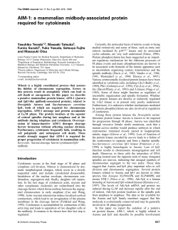 AIM-1 - The EMBO Journal