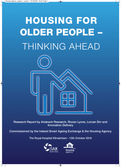 housing for older people