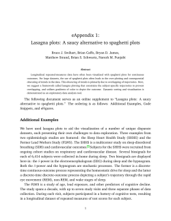 eAppendix 1: Lasagna plots: A saucy alternative to spaghetti plots