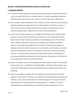 Rules and regulations