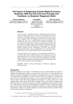 The Impact of Diagnosing Teacher-Made Erroneous Solutions, With
