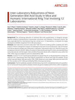 Inter-Laboratory Robustness of Next