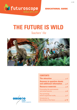 THE FUTURE IS WILD