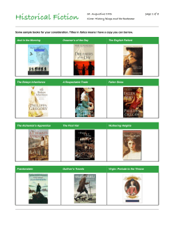 Historical Fiction