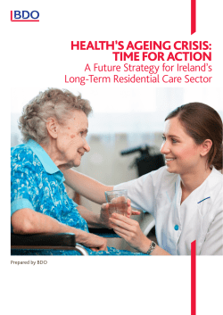 HealtH`s ageing Crisis: time For aCtion