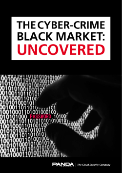 The Cyber-Crime Black Market