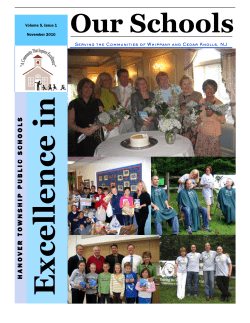 Fall 2010 - Hanover Twp. Schools