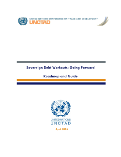Roadmap and Guide for Sovereign Debt Workouts
