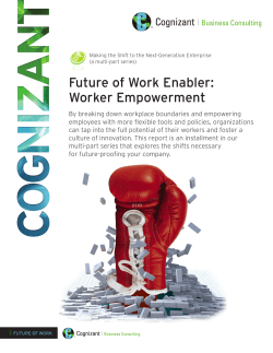 Future of Work Enabler: Worker Empowerment
