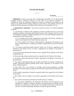 STATE OF MAINE _____