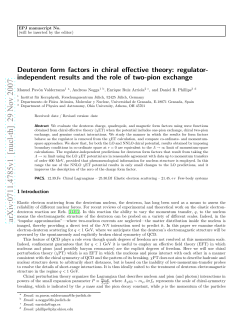 Deuteron form factors in chiral effective theory: regulator