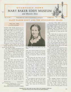 Mary Baker Eddy - Longyear Museum