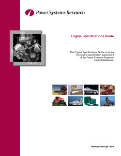 Engine Specifications Guide