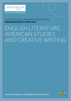english literature, american studies and