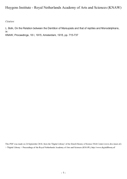 On the Relation between the Dentition of Marsupials and