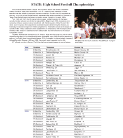 STATE: High School Football Championships