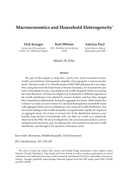 Macroeconomics and Household Heterogeneity