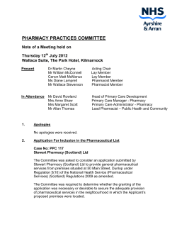 PPC117 - NHS Ayrshire and Arran.