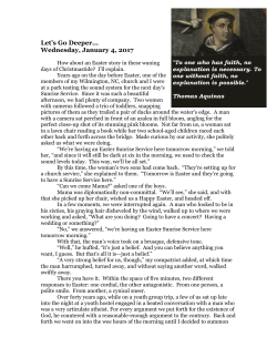 January 4, 2017 - Central Christian Church