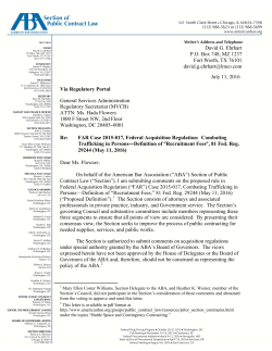 FAR Case 2015-017, Federal Acquisition Regulation