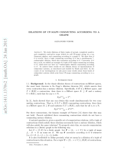Dilations of CP-maps commuting according to a graph