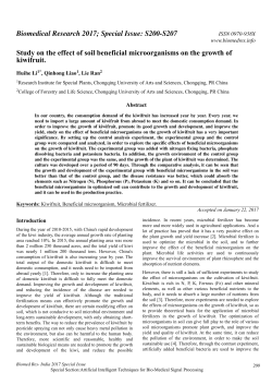 Study on the effect of soil beneficial microorganisms on the growth of