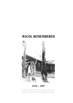 Australia`s Migration Program - Making multicultural Australia