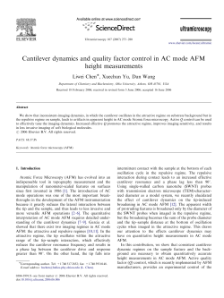 Cantilever dynamics and quality factor control in AC mode AFM