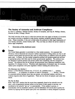 The Actuary Supplement