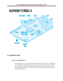 Frequently Asked Questions| Raspberry PI