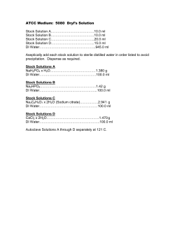 ATCC &reg; Medium 5080: Dryl`s Solution
