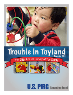 Trouble in Toyland - The Public Interest Network